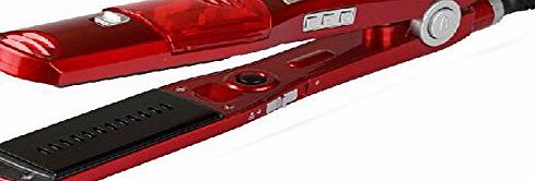 Bestyle High Quality Professional Mini Ceramic Steam Anion Function Straight Hair Straightener Red