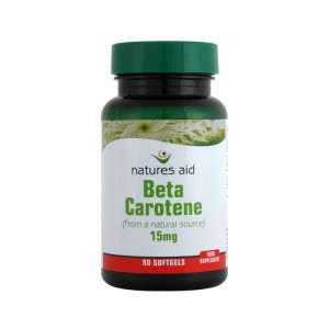 Carotene (Natural) 15mg. 90 Capsules.