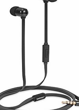 Betron B850 Earphones Headphones, High Definition, in-ear, Tangle Free, Noise Isolating , HEAVY DEEP BASS for iPhone, iPod, iPad, MP3 Players, Samsung Galaxy, Nokia, HTC, Nexus, BlackBerry etc (With M