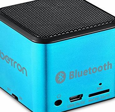 Betron Portable Rechargeable Bluetooth Speaker , Wireless Speaker for iPhone, iPad, iPod, Samsung, Mobile Phones, Tablets PC, Laptops, Ultrabook amp; more devices(with microphone) (Pink)