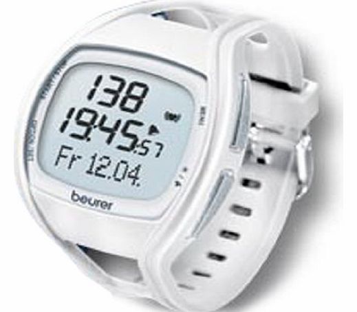 PM 45 Heart Rate Monitor - White/Blue