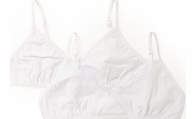 Bhs 2 Pack Girls Soft Bras, white 1496120306