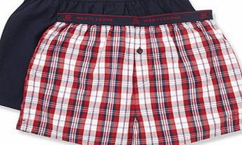 Bhs 2 Pack JRM Woven Boxers, reds 1403556933