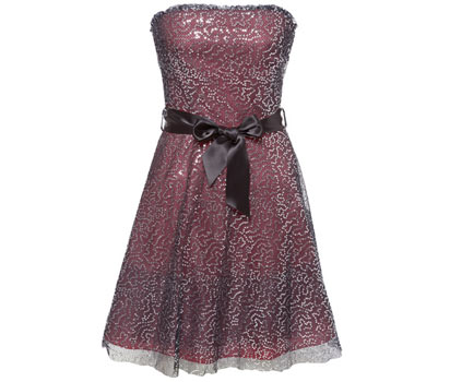 bhs All over sequin prom dress