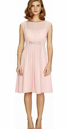 Bhs Amelia Ballet Pink Short Dress, pale pink