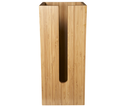 bhs Bamboo toilet roll holder