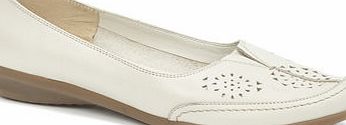 Bhs Beige Wide Fit Chop Out Ballerina, beige