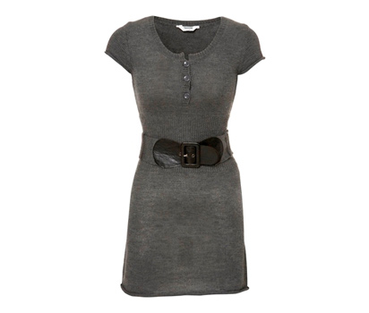 bhs Belted longline grandad knit