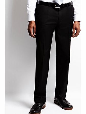 Black Slim Fit Suit Trousers, Black BR64S12DBLK