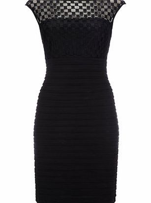 Bhs Black Square Shutter Dress, black 12031188513