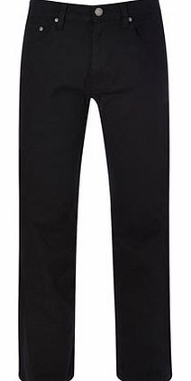 Black Stretch Twill Jeans, Black BR59B05ZBLK