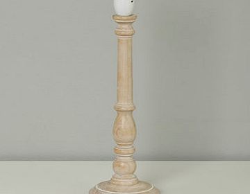 Bhs Blonde Wood Table Lamp Base, natural 39700640438