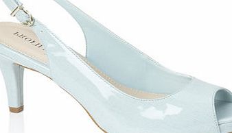 Bhs Blue Platform Sling Back Shoe, blue 2846841483