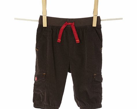 Bhs Boys Baby Boys Brown Cord Pull On Trousers,