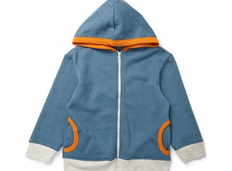 Bhs Boys Boys Blue Zip Through Hoodie, blue 1620611483