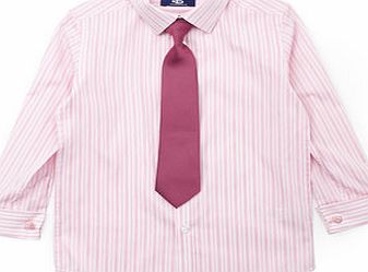 Bhs Boys Boys Pink Luxe Shirt and Tie, pink 1696440528
