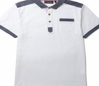 Bhs Boys Boys White Smart Polo Shirt, white 2078900306
