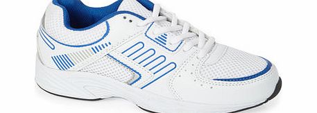Bhs Boys Older Boys White Lace Up Sports Trainer,