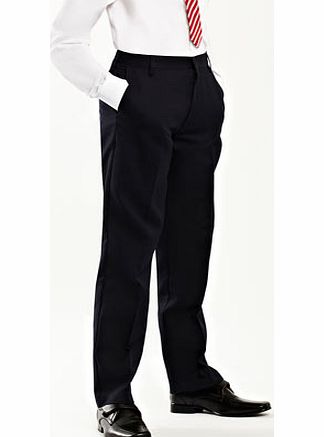 Bhs Boys Senior Boys Navy Slim Fit School Trousers,