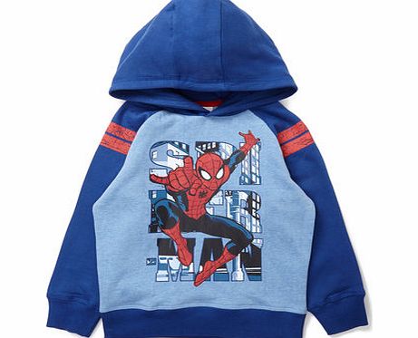 Bhs Boys Spider-Man Hooded Top, navy 1621320249