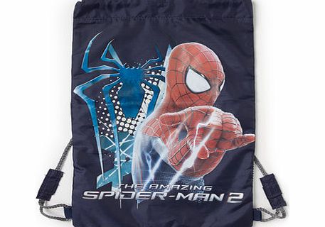Boys Spiderman Drawstring Bag, blue 1616561483
