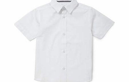 Bhs Boys White Short Sleeve Shirt, white 1696460306