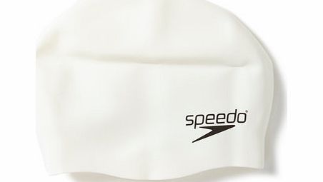Bhs Boys White Speedo Swim Hat, white 8984640001