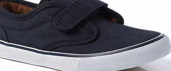 Bhs Boys Younger Boys Navy Velcro Trainers, navy