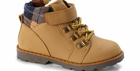 Bhs Boys Younger Boys Tan Worker Boots, natural tan