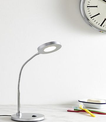Bhs Brushed Silver Nico Desk Lamp, silver 9797160430