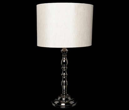 bhs Classic gunmetal table lamp