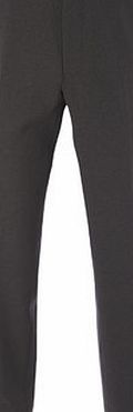 Bhs Dark Grey Regular Fit Flat Front Trousers, Grey