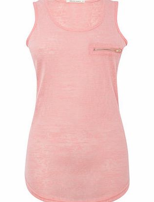 Bhs Dusty pink Zip Pocket Vest, dusty pink 2422502878