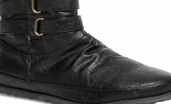 Bhs Evans Black Strap Comfort Ankle Extra Wide