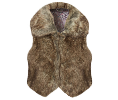 bhs Faux fur gillet