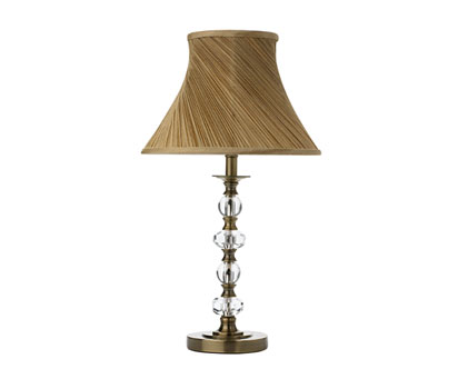 bhs Fleur table lamp - Antique Brass