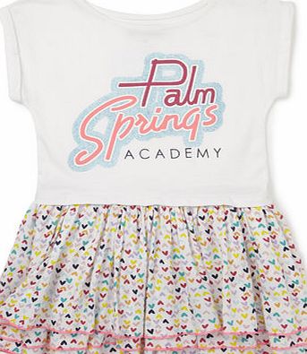 Bhs Girls Girls Palm Springs Academy Dress, white