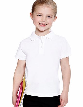 Bhs Girls White Junior Girls 2 Pack School Polo