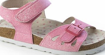 Bhs Girls Younger Girls Pink Glitter Sandals, pink