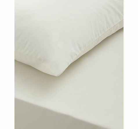 Bhs Ivory brushed flat king sized sheet, ivory