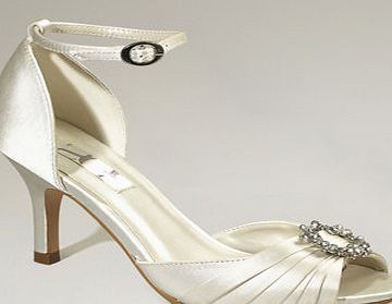 Bhs Ivory Dakota Ring Trim 2 Part Court Shoes, ivory