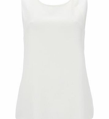 Bhs Ivory Jacquard Shell Top, cream 12027290005