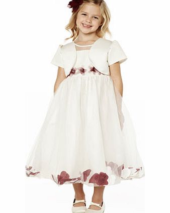 Bhs Ivory Satin Bolero, ivory 6597040904