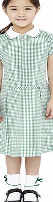 Bhs Junior Girls Bottle Green Zipped Gingham School