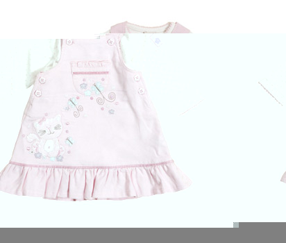 bhs Kitty embroidered cord dress set
