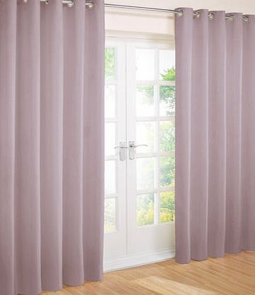 Bhs Lilac Essentials plain Panama eyelet curtains,