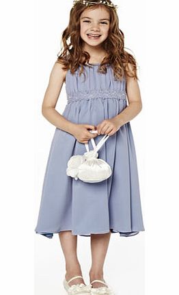 Bhs Lily Cornflower Bridesmaid Dress, cornflower