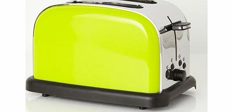 Lime Essentials 2 Slice Toaster, lime 9544416253