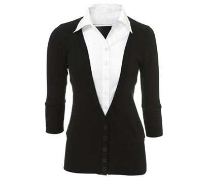 bhs Long 2 in 1 cardi
