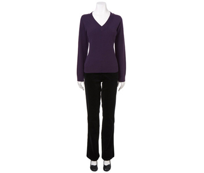 bhs Long sleeve supersoft v nk jumper